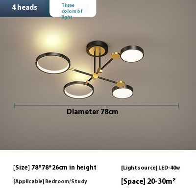 Modern Orbit LED Ceiling Chandelier