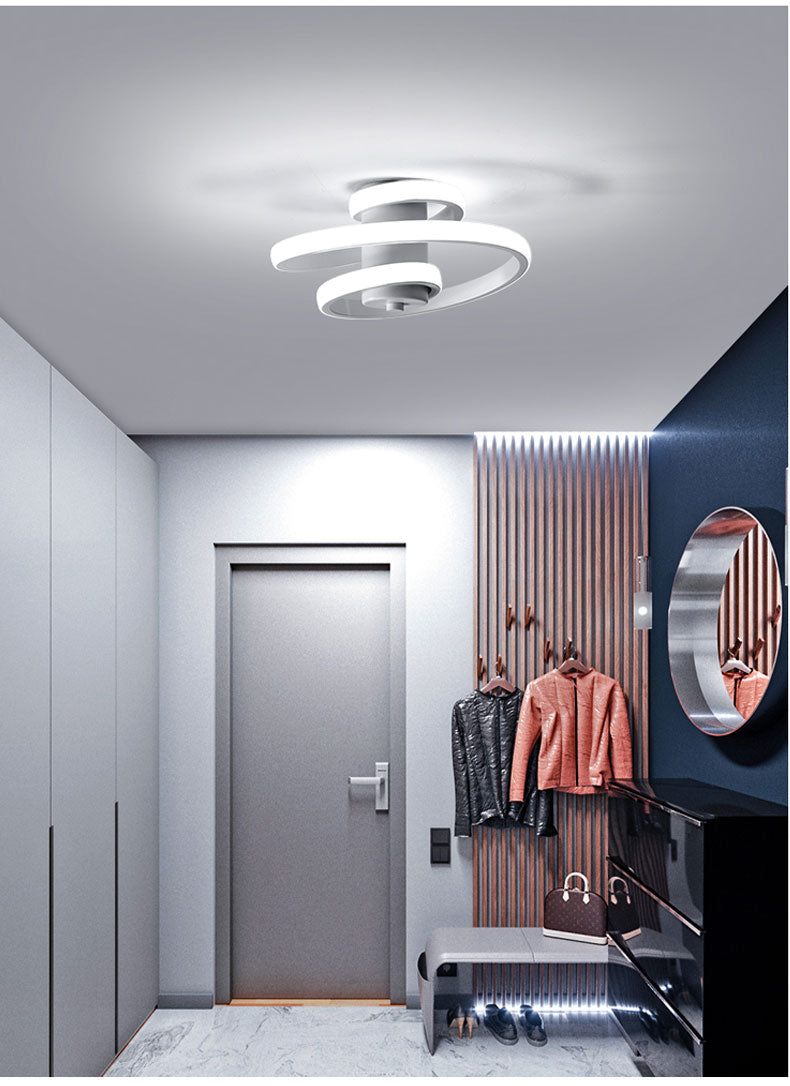 Modern Spiral LED Ceiling Light