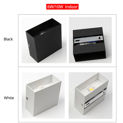 Modern Indoor LED Cube Wall Lamp
