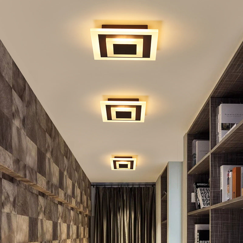 Modern Acrylic Flush Mount LED Ceiling Light