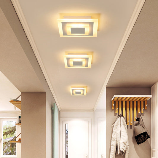 Modern Acrylic Flush Mount LED Ceiling Light