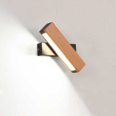 Modern Wooden Adjustable Wall Sconce