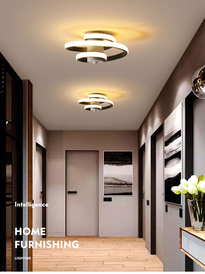 Modern Spiral LED Ceiling Light