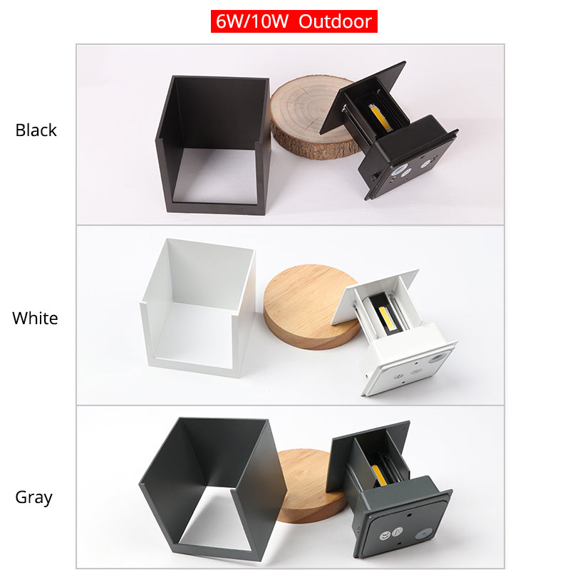 Modern Indoor LED Cube Wall Lamp