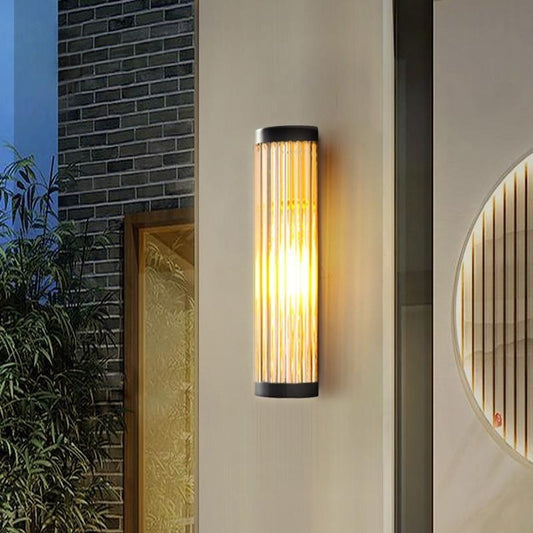 Modern Cylindrical Outdoor Wall Light
