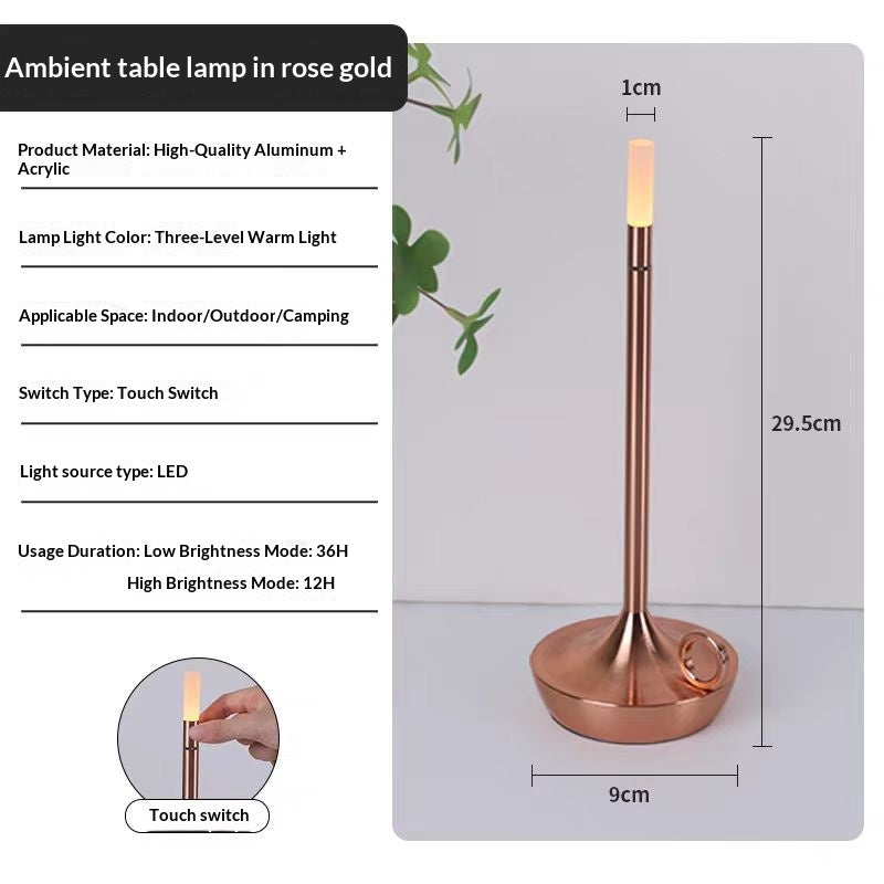 LED Candle Table Lamp