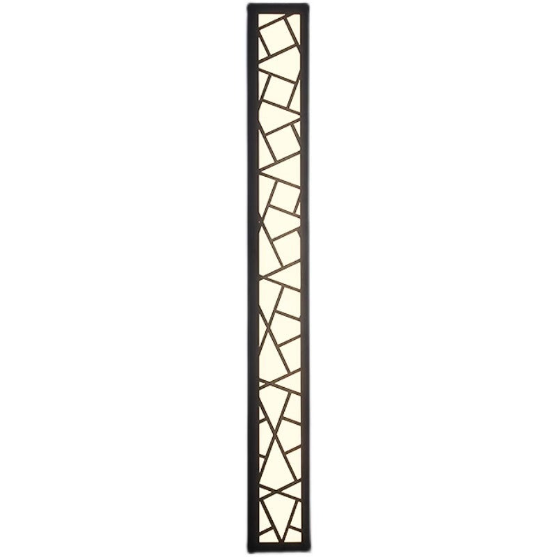 Modern Geometric Outdoor Wall Light Strip