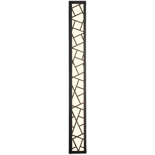 Modern Geometric Outdoor Wall Light Strip