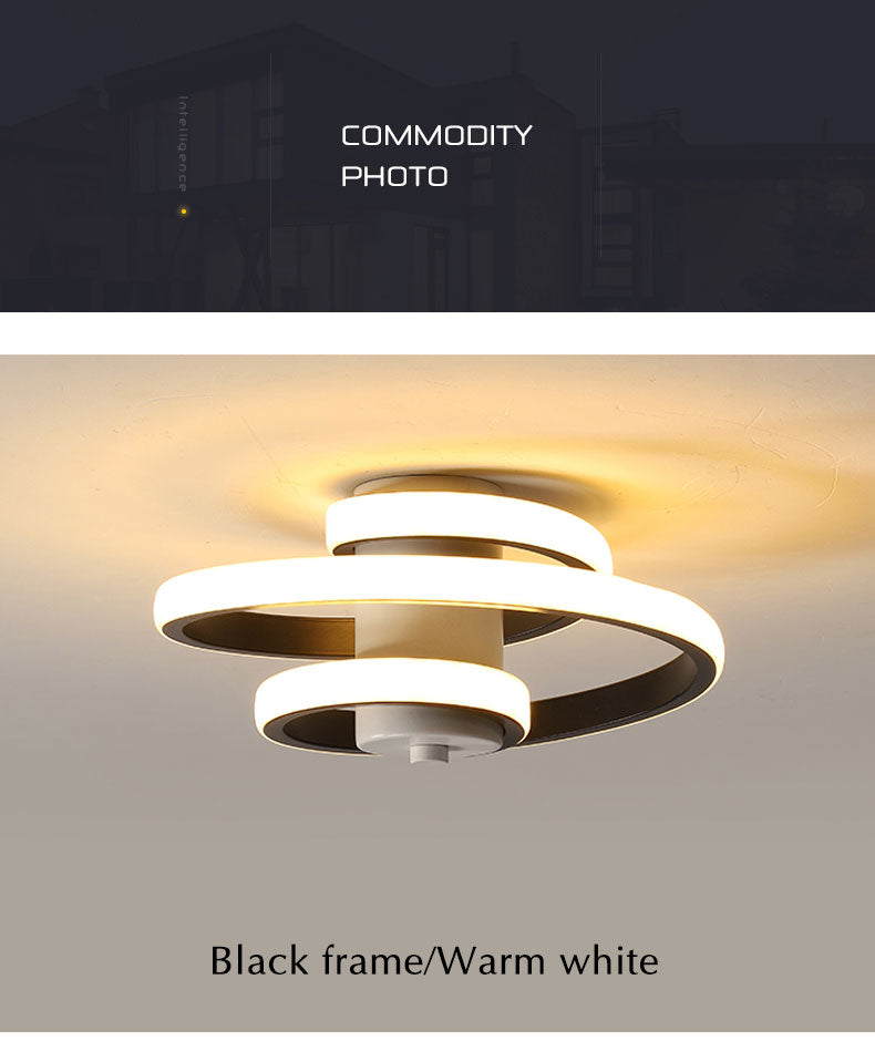 Modern Spiral LED Ceiling Light