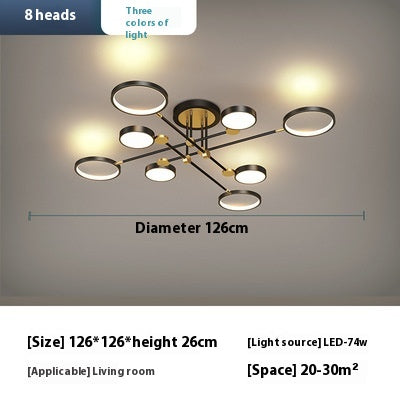 Modern Orbit LED Ceiling Chandelier