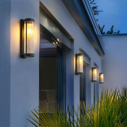 Modern Cylindrical Outdoor Wall Light