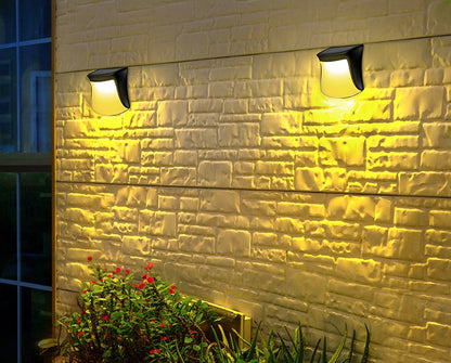 Solar LED Fence Wall Lights – 4PCS Set