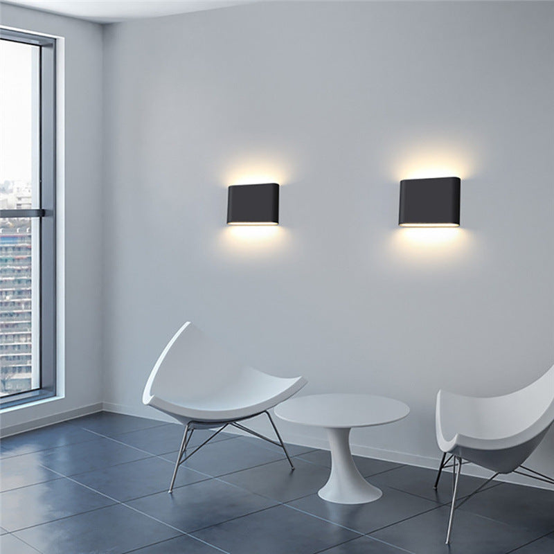 Rectangular Waterproof LED Wall Light