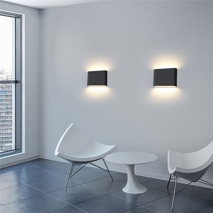 Rectangular Waterproof LED Wall Light