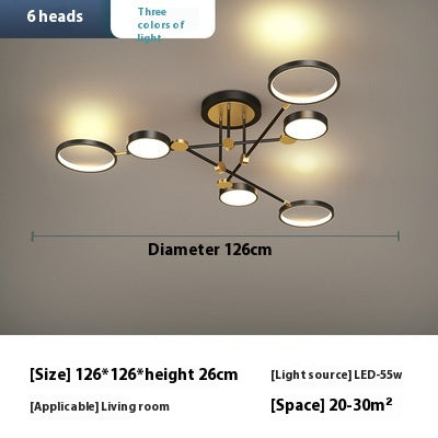 Modern Orbit LED Ceiling Chandelier