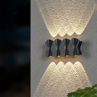 Modern Up & Down Outdoor Wall Light