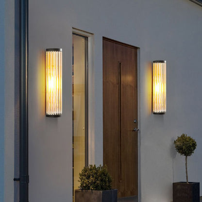 Modern Cylindrical Outdoor Wall Light